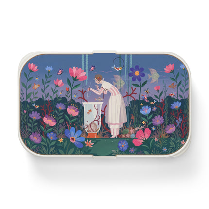 🐠🌸 The Enchanted Aquarium Garden Bento Lunch Box – Art Deco Underwater Fantasy