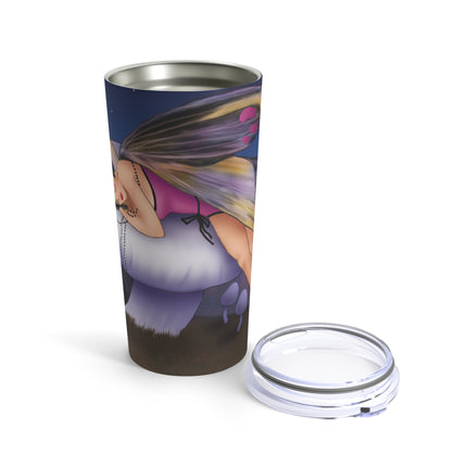 Slumbering Fairy on a Mushroom Tumbler 20oz