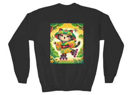 Firefly Dance on Wheels Youth Crewneck Sweatshirt