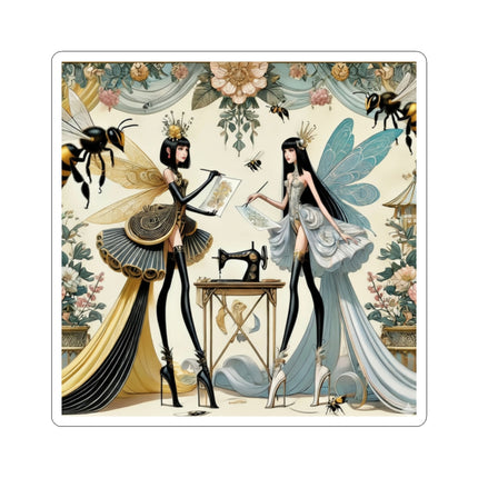 🧚✨ The Quiet Work of Fairies Kiss-Cut Sticker – Enchanted Atelier & Gentle Magic