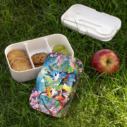 Fairy Animals Writing Wishes Bento Lunch Box