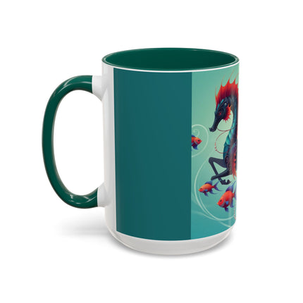 Mermaid & Sea Dragon Mug – Ocean Guardian & Mythic Beauty