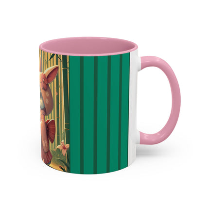 Geisha Kitten’s Easter Stroll Colorful Mugs (11oz, 15oz)