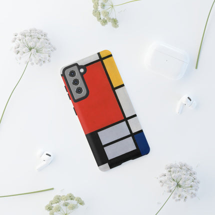 Composition with Red, Yellow, Blue, and Black by Piet Mondrian Phone Cases