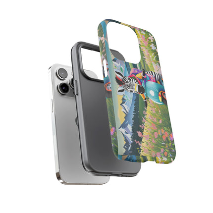 Stripes on Wheels Phone Cases