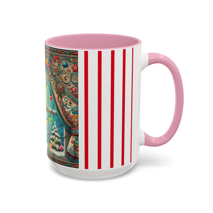 Mischief in Tinselland Colorful Mugs (11oz, 15oz)