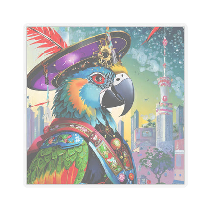 Tech Plumes Kiss-Cut Stickers (4 Sizes)