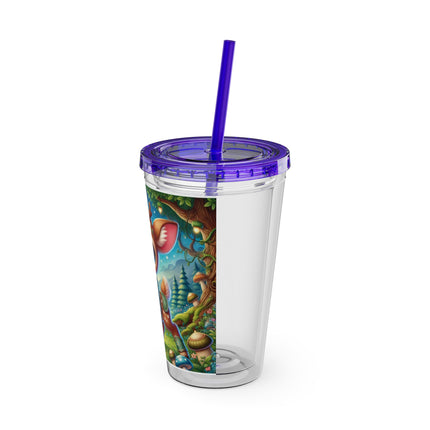 Fawn Defender Sunsplash Tumbler with Straw, 16oz