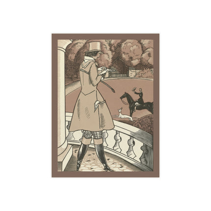 Equestrian Elegance by Fernand Siméon Ceramic Tile