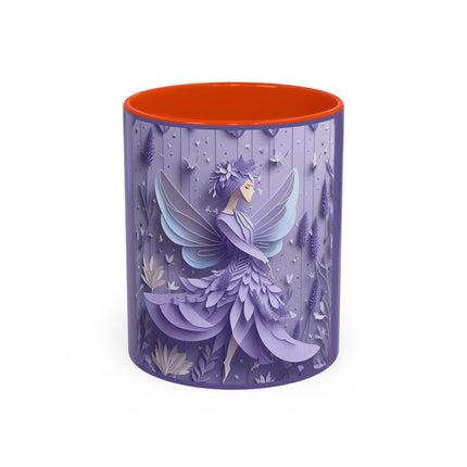 Lavender Fairy Colorful Mugs (11oz, 15oz)