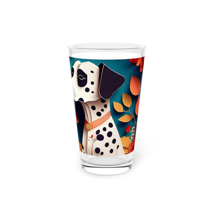 Dalmatian at an Autumn Bonsai Exhibition Glass, 16oz