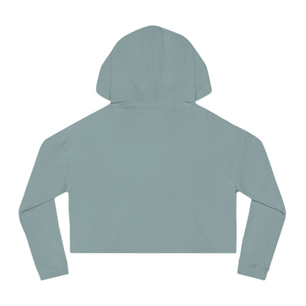 Aquilegia Flowers by Tanigami Kônan Women’s Cropped Hooded Sweatshirt