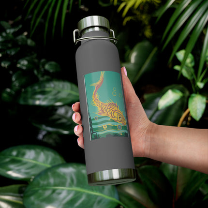 Golden Serenity Copper Vacuum Insulated Bottle, 22oz