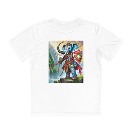 Cyberpunk Elephant Youth Competitor Tee