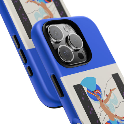 Exotic Dancer Phone Case – Vibrant Performance & Art Deco Flair