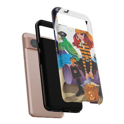 Moonlit Pirate Halloween Phone Cases