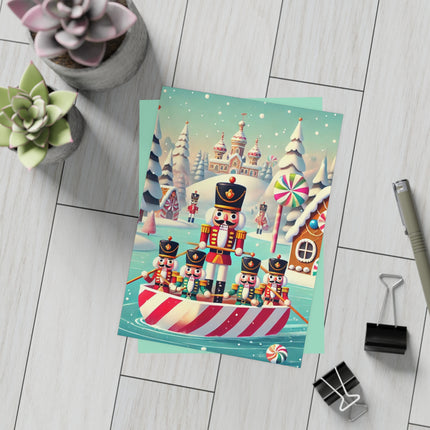 Nutcracker Candy-Striped Adventure Postcard Bundles (envelopes included)