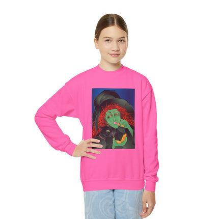 Mirror, Mirror A Witch's Touch Youth Crewneck Sweatshirt