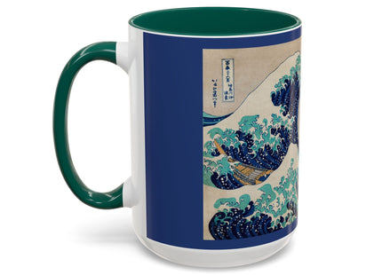 The Great Wave off Kanagawa by Katsushika Hokusai Colorful Mugs (11oz, 15oz)