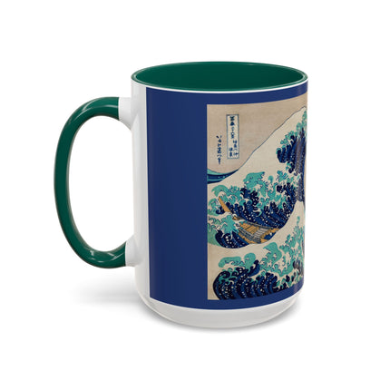 The Great Wave off Kanagawa by Katsushika Hokusai Colorful Mugs (11oz, 15oz)
