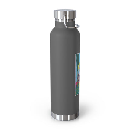 Exquisite Elegance by Umberto Brunelleschi Copper Vacuum Insulated Bottle, 22oz