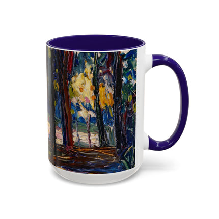 In the Park of St. Cloud by Wassily Kandinsky Colorful Mugs (11oz, 15oz)