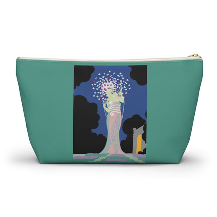 Butterfly Enchantress Cosmetic Bag – Ethereal Art Deco Magic & Pastel Dream