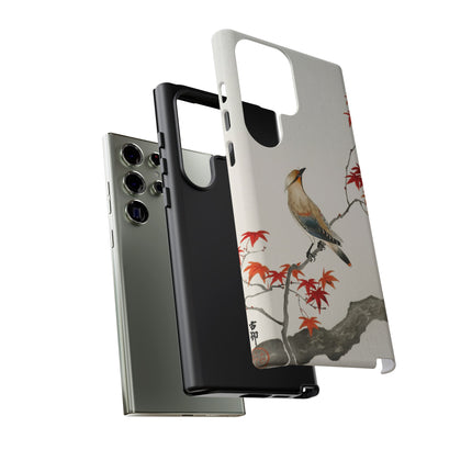 Japanese Bird on Maple by Ohara Koson Phone Cases