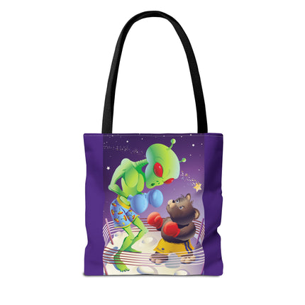 Cosmic Clash Tote Bag (AOP)