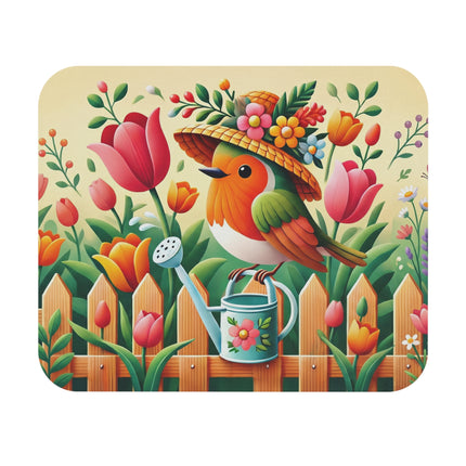 The Little Garden Tender Mouse Pad – Sunshine, Care & Storybook Charm