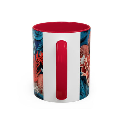 Enchanting Underwater Scene Colorful Mugs (11oz, 15oz)