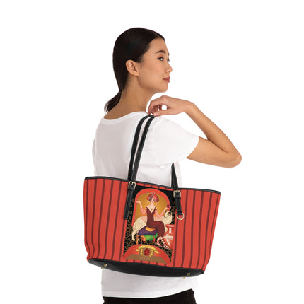 January & Garnet (from the Gem Series) by Sofia Chiostri PU Leather Shoulder Bag