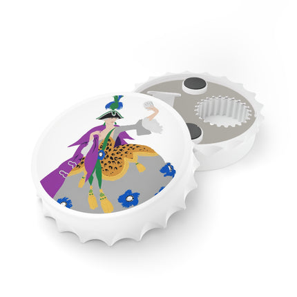 Masquerade Marquise Bottle Opener – Art Deco Glamour & Carnival Mystique