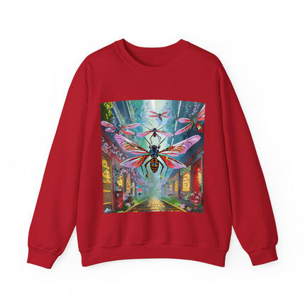Neon Swarm Unisex Heavy Blend™ Crewneck Sweatshirt
