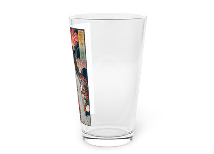 Modern Gallants with Morning Glories by Tsukioka Yoshitoshi Glass, 16oz