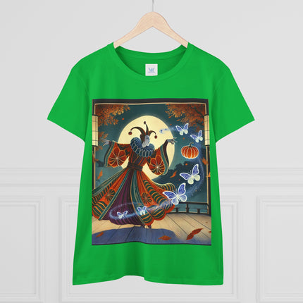 Court Magician with Ghost Butterflies Cotton Tee