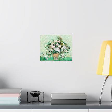 Roses by Vincent Van Gogh Matte Horizontal Posters