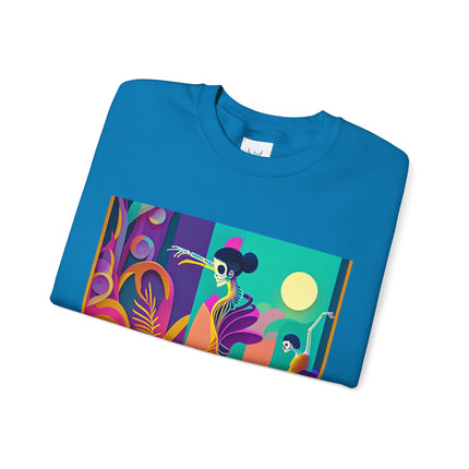 Dance of the Skeleton Ballerinas Unisex Heavy Blend™ Crewneck Sweatshirt