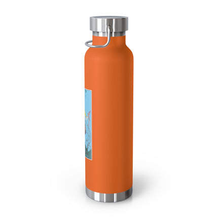 Exquisite Elegance by Umberto Brunelleschi Copper Vacuum Insulated Bottle, 22oz