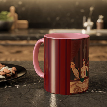 La Loge by George Barbier Colorful Mugs (11oz, 15oz)