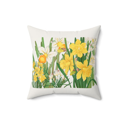 Daffodil by Tanigami Kônan Spun Polyester Square Pillow