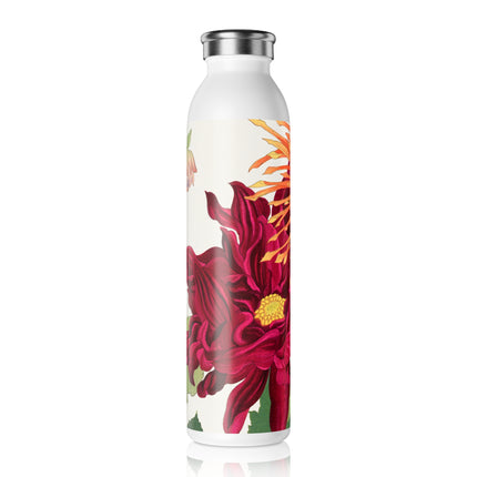 Dahlia Flower by Tanigami Kônan Slim Water Bottle