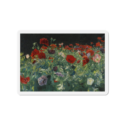 Poppies (A Study of Poppies for Carnation, Lily, Lily, Rose) by John Singer Sargent Die-Cut Magnets (5 Sizes)