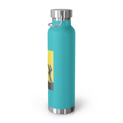 A Moment of Elegance: A Passionate Embrace Amidst Golden Splendor Copper Vacuum Insulated Bottle, 22oz