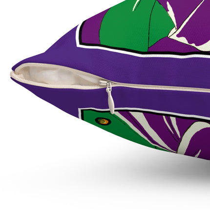 Two Pierrots Spun Polyester Square Pillow