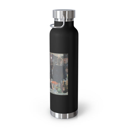 A Bar at the Folies-Bergère by Edouard Manet Copper Vacuum Insulated Bottle, 22oz