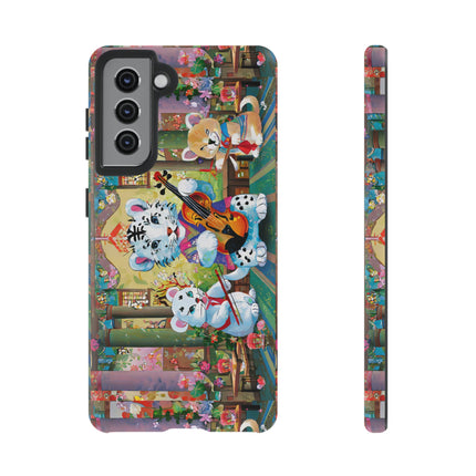 Melodies of the Snow Lion Cub Phone Cases