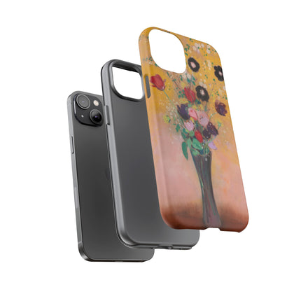 Vase of Flowers by Odilon Redon Phone Cases