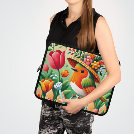 The Little Garden Tender Laptop Sleeve – Sunshine, Care & Storybook Charm