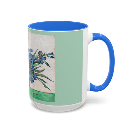 Irises by Vincent Van Gogh Colorful Mugs (11oz, 15oz)